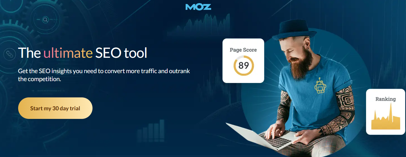 Moz Pro's Webpage