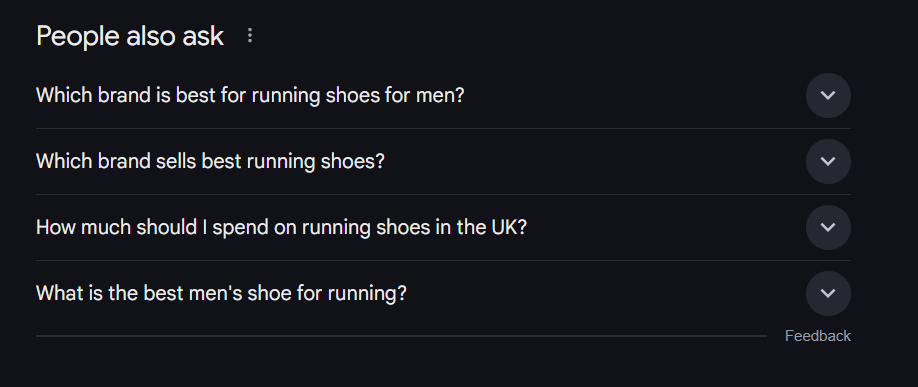 An Example of People Also Ask (PAA) 