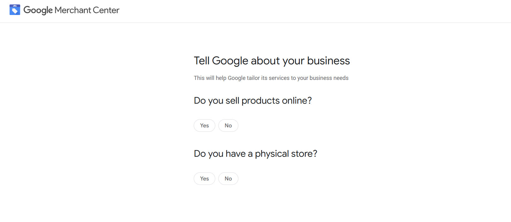 Google Merchant Center