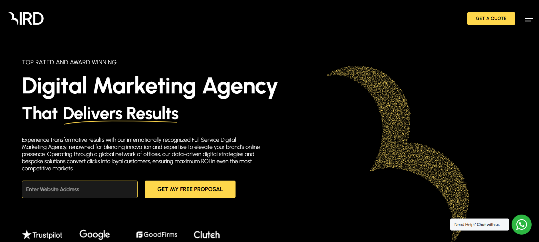Bird Marketing's Webpage