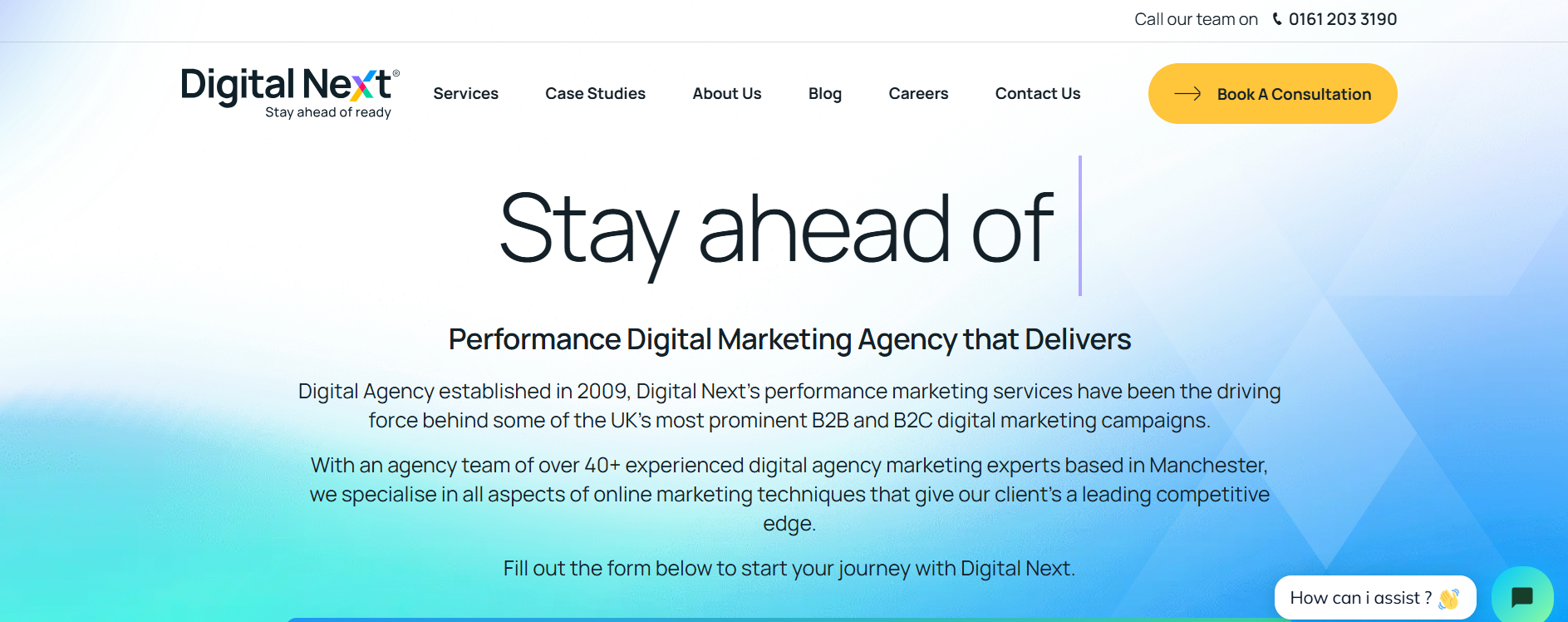 Digital Next's Webpage