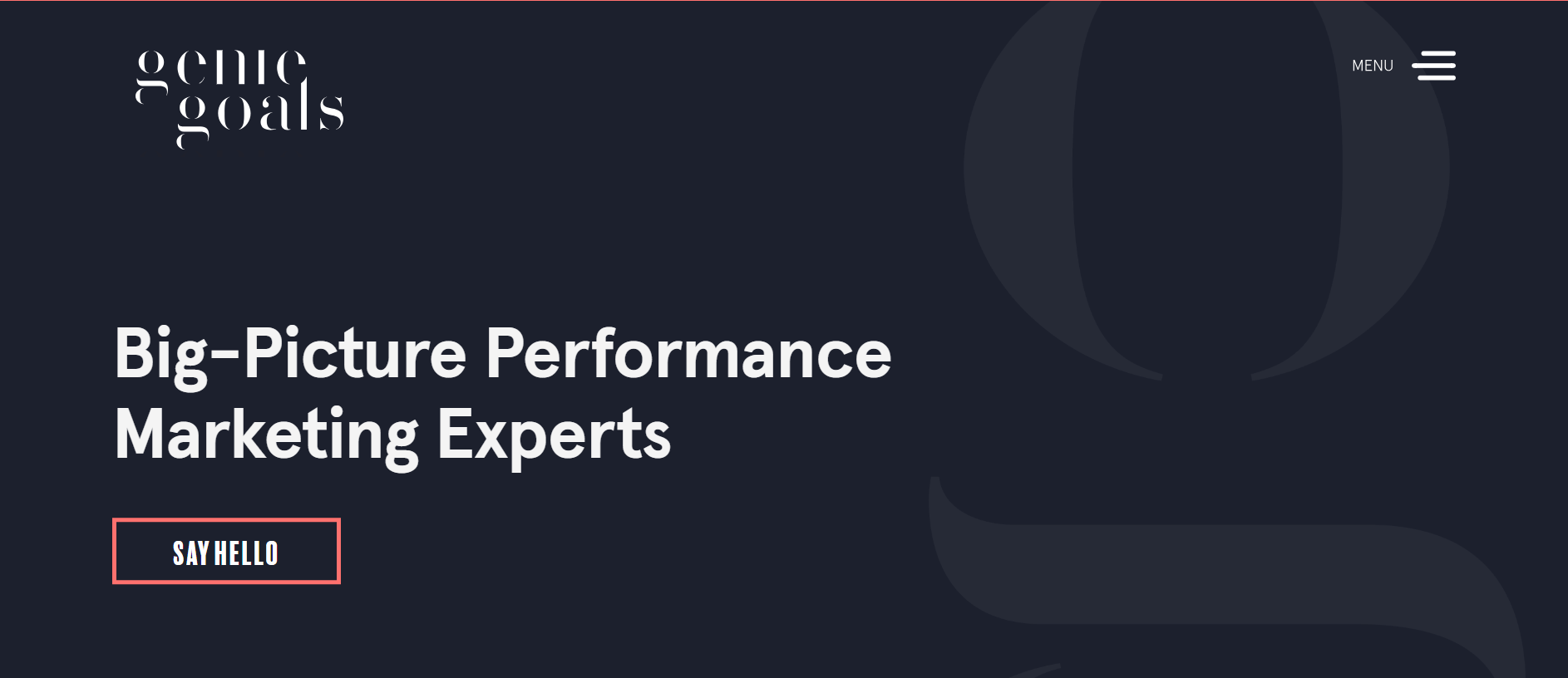 Genie Goals' Webpage