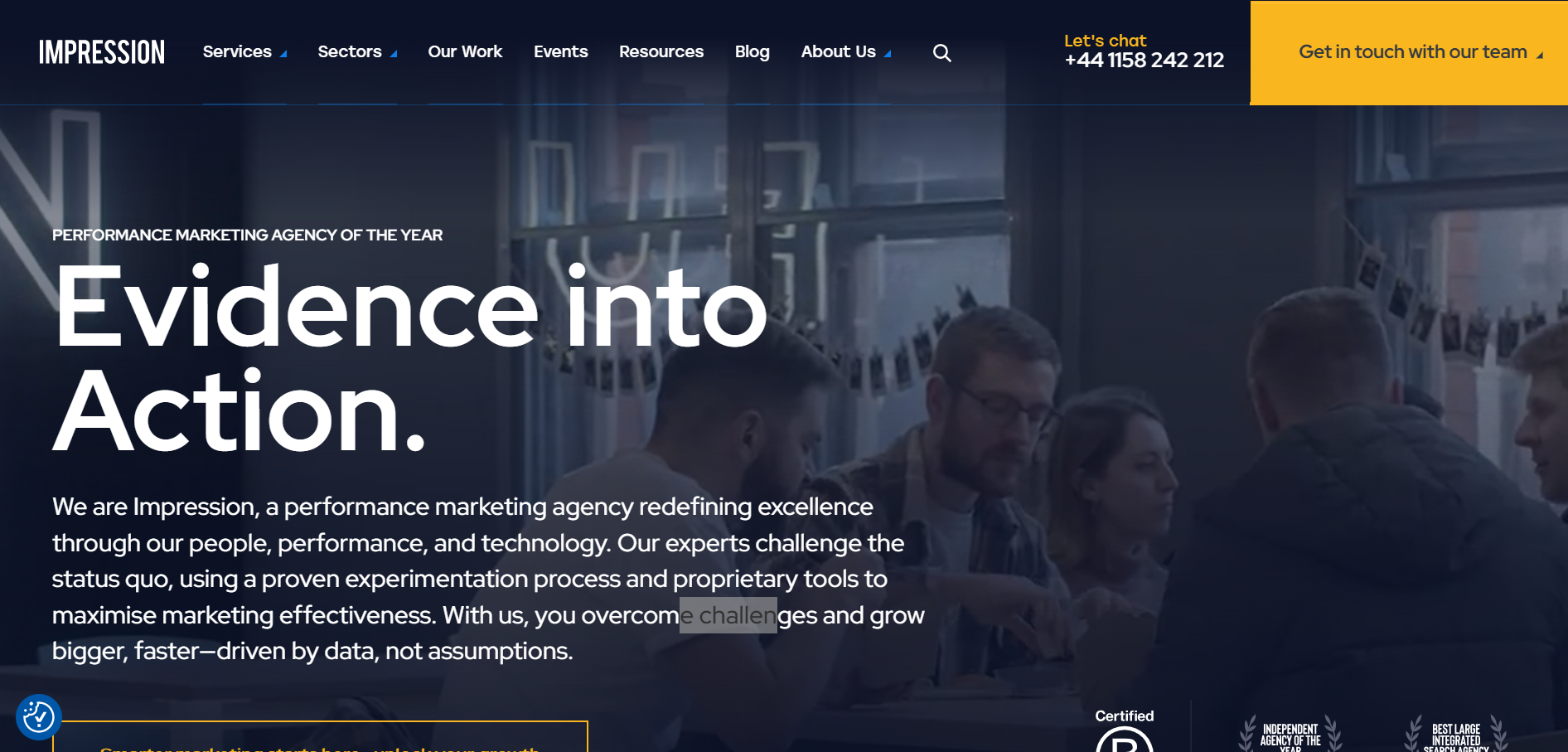 Impression Digital's Webpage