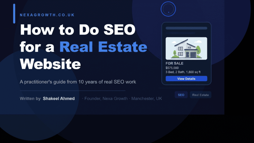 How to Do SEO for a Real Estate Website